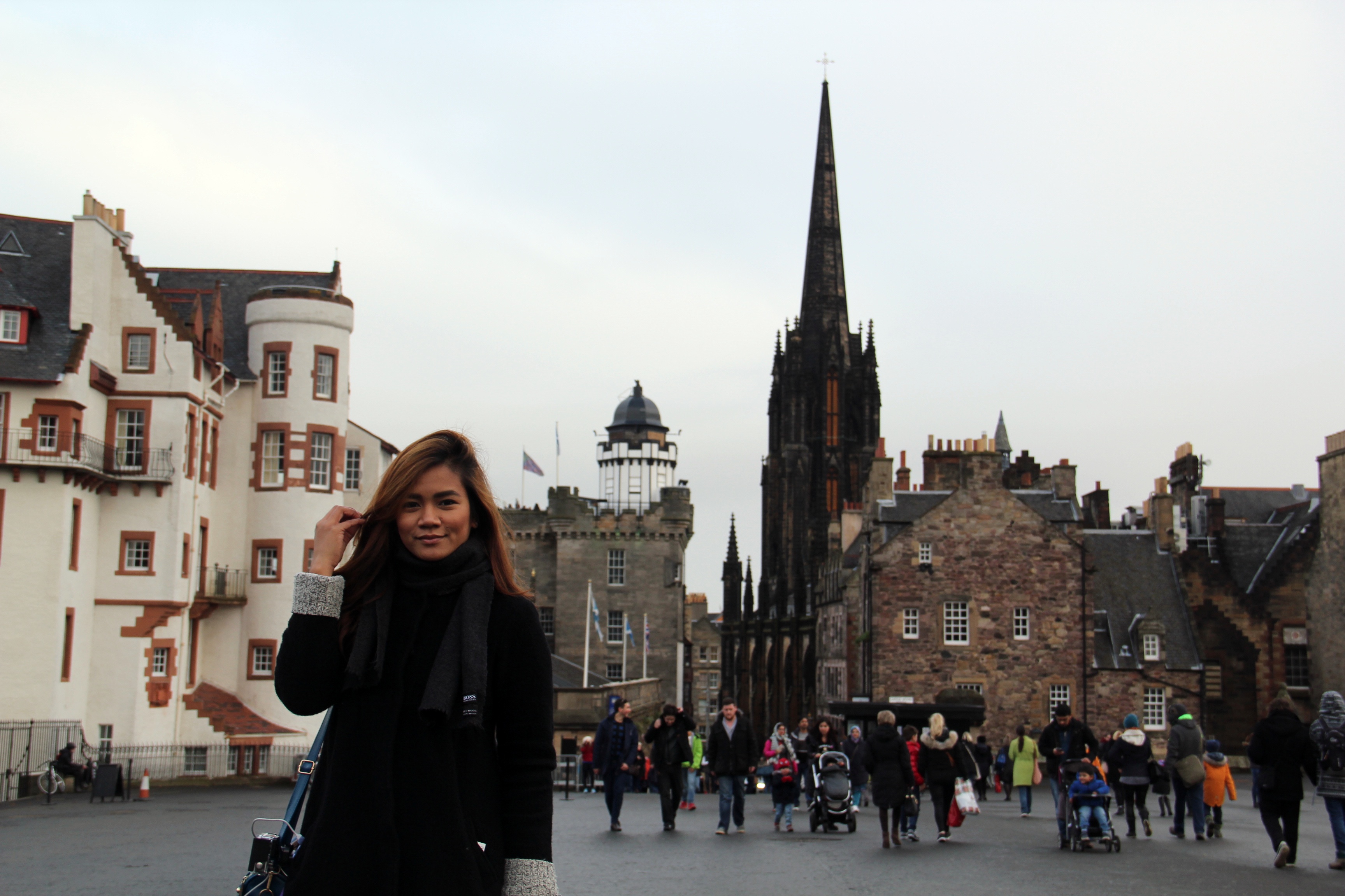 Edinburgh castle - the probing wife